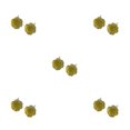 thumbnail image 2 of Qarigey 2 Pieces Flower Earrings Small Rose Women Ear Wedding Girls Accessory Sweet Silver Jewelry Fashion Needle Studs Type2 NO2, 2 of 6