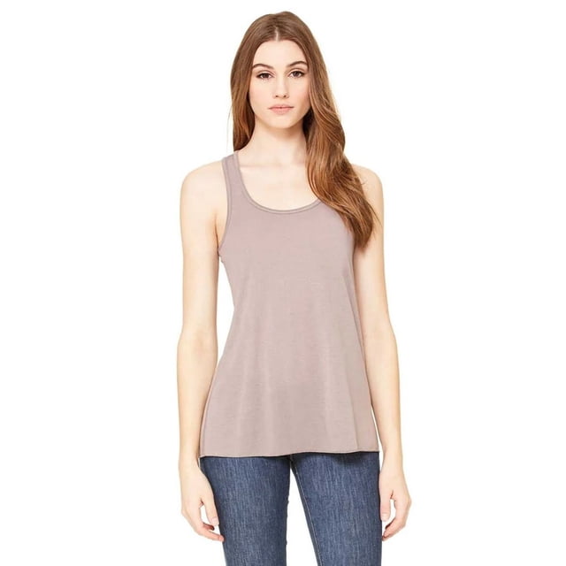 Bella + Canvas Womens Racerback Flowy Tank Top