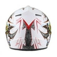 thumbnail image 4 of Para la versión de casco de bicicleta de playa personalizado para jóvenes, casco integral de kart con diseño de fantasma de fuego, 4 of 6