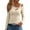 Beige, variant on LEBONYARD Women's Fashionable Slim Fitting Round Neck Long Sleeved Half off shoulder Pullover Ladies Tops Casual Solid Colored Chic Design Fall Tops