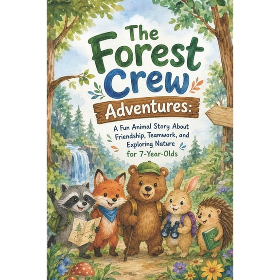 Uplifting Stories for Children 6-8 The Forest Crew Adventures: A Fun Animal Story About Friendship, Teamwork, and Exploring Nature for 7-Year-Olds, (Paperback)
