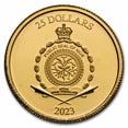 thumbnail image 2 of 2023 Niue 1/4 oz Gold Coin $25 Superman 85th Anniversary, 2 of 4