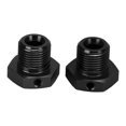 thumbnail image 2 of Adaptador De Cubo Hexagonal De Rueda De 17 Mm, Adaptador De Cubo Hexagonal De Rueda Anodizado De Repuesto Mecanizado CNC Para Coche ARRMA 1/8 RC YLSHRF Negro, 2 of 8