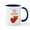 White/Navy Inside, variant on CafePress - Mahjong Mugs - 11 oz Ceramic Mug - Novelty Coffee Tea Cup