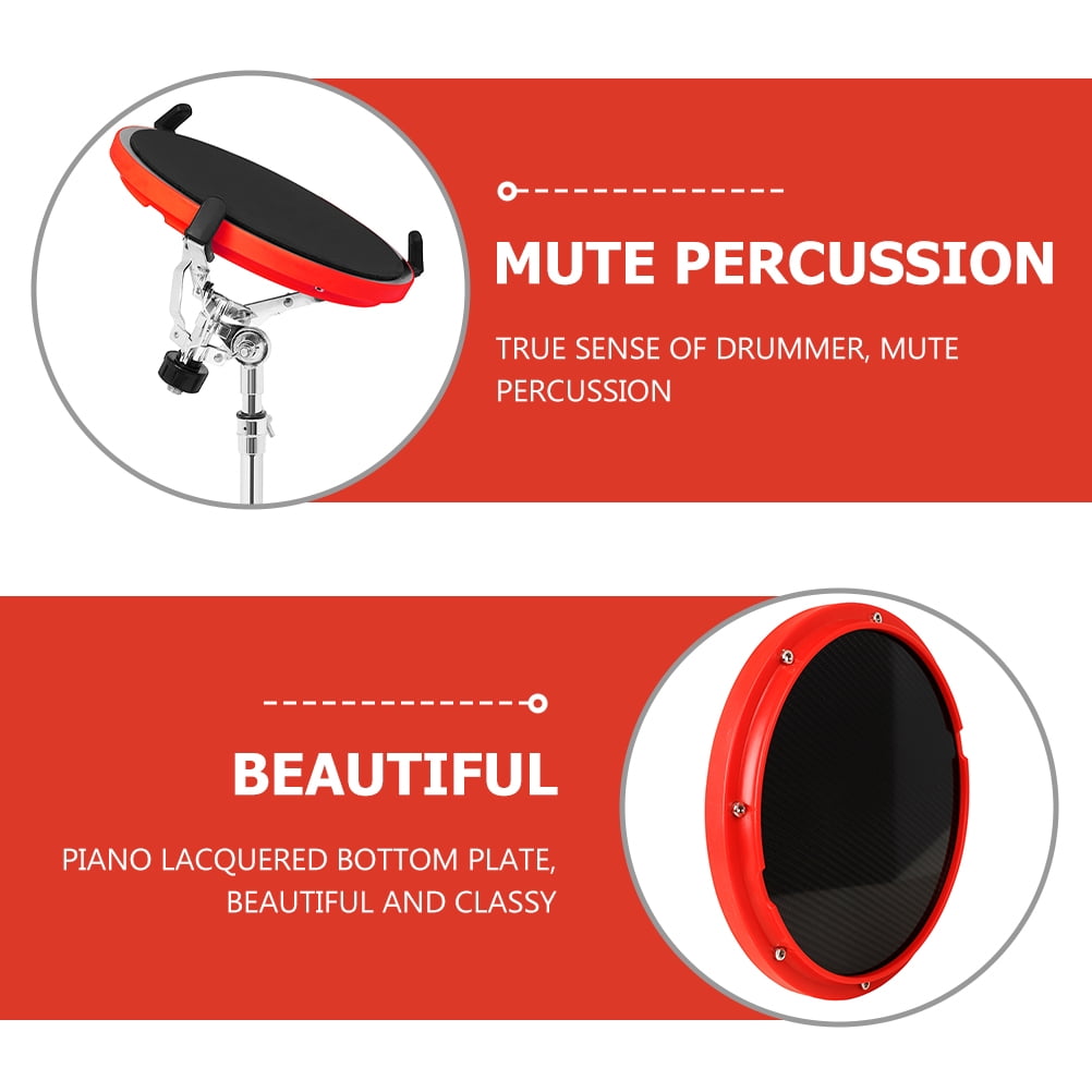 LEORX Training Snare Pad Practice Drum Pad Set Adult Beginner-Friendly 1Set