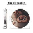 thumbnail image 3 of Zufioo The Binding of Isaac for Portable Pocket Makeup Mirror, Foldable Handheld Magnifying Beauty Mirror Suitable for Wallet Handbag for Women-Round Shape, 3 of 9
