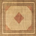 thumbnail image 1 of Ahgly Company Indoor Square Persian Brown Traditional Area Rugs, 5' Square, 1 of 4