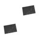thumbnail image 2 of Monstrate Manteles individuales con diseño de hojas de PVC, manteles individuales, manteles individuales, manteles individuales para bebidas, negro gris hoja 2Conjunto, 2 of 6
