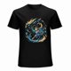 thumbnail image 1 of A young man riding the wind and waves T-shirt Mysterious pattern Mythological T-Shirt Unisex tees, 1 of 5