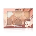 thumbnail image 2 of Paleta de Iluminadores de Saniye de 6 Colores. Iluminador, Maquillaje Accesorio Cosmético de Belleza Saniye Get that Glowing, 2 of 4