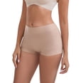 thumbnail image 4 of INSPIRE CHIC Mother's Day Women's Slimming Waist Butt-Lifter Shaping Shorts Anti Chafing No Trace Control Panties Under Dress      M Light Pink, 4 of 5