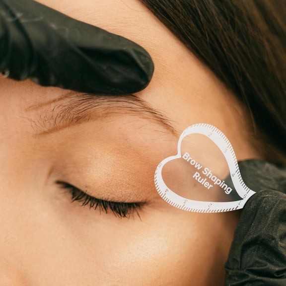 Milisten Easy Eyebrow Shaping Stencil Transparent Reusable Plastic Brow Drawing Tool
