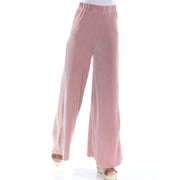 FREE PEOPLE $98 Womens New 1316 Pink Corduroy Wide Leg Pants XS B+B