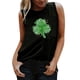 thumbnail image 1 of Gibobby Tops Camiseta informal Camiseta estampada para mujer Chaleco informal Blusa Cuello sin mangas Camiseta sin mangas redonda y camisolas para mujer(Negro,M), 1 of 5