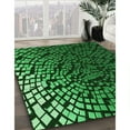thumbnail image 3 of Ahgly Tapis Rectangulaire Lavable en Machine Intérieur Transitionnel Vert Forêt Foncé, 2 Pieds x 5 Pieds, 3 of 7