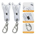thumbnail image 6 of BAETEUY Portable 1/2 Pcs Thread Size Checker Keychain Bolt Ruler Thread Identifier, 6 of 7