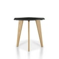 thumbnail image 2 of Furniture of America Keln Contemporary 19-inch Metal Geometric Side Table by  Black, 2 of 5