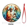 thumbnail image 3 of Adornos navideños, adornos navideños, decoración de belén, árbol de Navidad de madera, decoración de coche, regalos religiosos sagrados, belén, decoración navideña, regalos, colgante de Jesús, 3 of 9