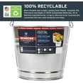 thumbnail image 2 of Behrens 1208GS Galvanized Steel Water Pail, 8-Qt. - Quantity 1, 2 of 9