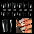 thumbnail image 5 of Aellinatey 504x Duck Nail Tips Clear Nail Tips Curved Nail Tips Press on Nails Tips, 5 of 15