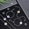 thumbnail image 2 of DIY Blank Dome Link Bracelet Making Kit Including 304 Stainless Steel Bracelet Making Half Round Glass Cabochons Stainless Steel Color 24Pcs/box, 2 of 6