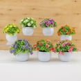 thumbnail image 2 of Fake Potted Plant Realistic Durable Artificial Bonsai Ornament for Home Office Patio Desktop Decoration, 2 of 7