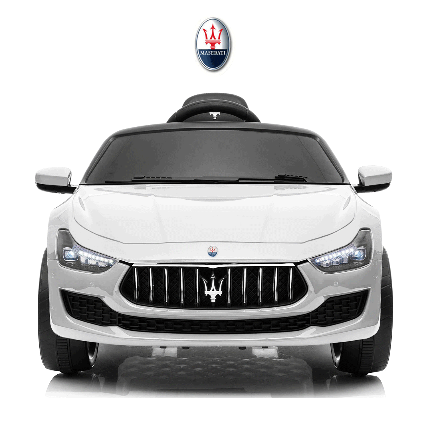 Track 7 Kids Ride on Car,12V Maserati Electric Car for Boys Girls