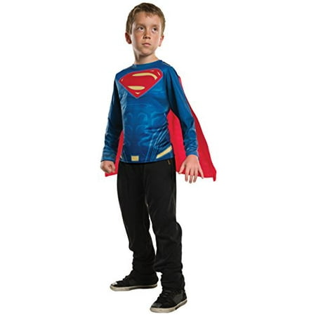 Justice League Boys Superman DC Childs Superhero Costume Top Shirt