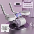 thumbnail image 4 of Entrenador abdominal 2 en 1, hasta 100 kg, rodillo de ejercicio abdominal de rebote automático, 4 of 6