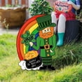 thumbnail image 2 of MXTPOV St Patricks Day Decorations Outdoor, Gnomes Lucky Rainbow Garden Stakes for Lawn Patio Yard, Yard Signs for Garden Decor, Home Decor, 2 of 5