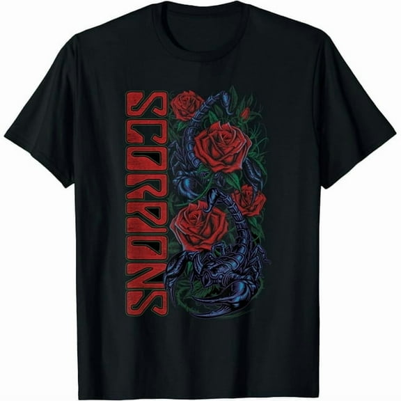 100% cotton tshirts men tee Official Scorpions Black Ballad T-Shirt