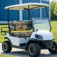 thumbnail image 2 of Yuyamidu 2 Pack Highland Cow Golf Cart Seat Covers Western Aztec Golf Cart Backrest Seat Protector Decor Universal Club Car Seat Cushion Fit 2-Seat Golf Cart, 2 of 7