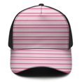 thumbnail image 2 of Design Pattern Baseball Cap – Stylish Spliced Design Adjustable Trucker Hat with Full Print Front & Brim, Breathable Cotton Blend Snapback for Sports, Travel & Daily Wear, 2 of 3