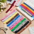 thumbnail image 4 of PH 20pcs Notebook Elastic Strap Elastic Bookmarks Strap 15mm Wide Planner Bookmarks Straps 20 Colors Elastics Book Straps with Pen Holder Loop for Notebook Office School Reader Supplies for DIY, 4 of 5