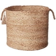 thumbnail image 2 of LR Resources BASKE16016NBH019H Montego Panier de Rangement de Cylindre Décoratif - Naturel, 2 of 5