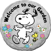 Spoontiques - Peanuts Welcome Stepping Stone - Decorative Garden Stone for Yard, Patio, Garden or Walkway - Outdoor or Indoor Home Decor (13443)
