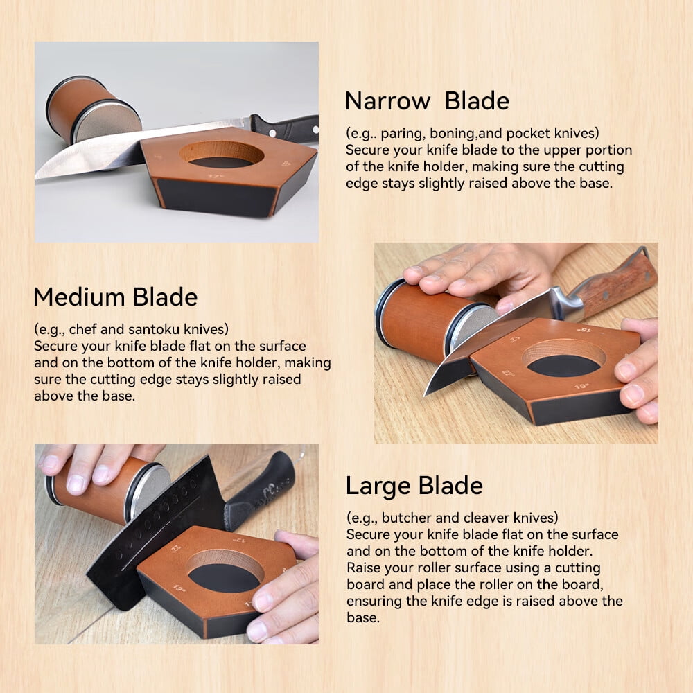 BKD Rolling Knife Sharpener Magnetic Angle