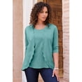 thumbnail image 6 of Roaman's Women's Plus Size Scalloped Cardigan And Tank Set, 6 of 6