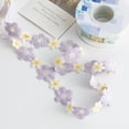 thumbnail image 4 of Embroidered Flower Ribbon 9.84Ft Lace Trim Sun Flower DIY Ribbon Lace Sewing Embroidery Ribbon for Wedding Dress Hairband Clothes Decoration, 4 of 8