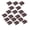 18Pcs, variant on Carborundum Sponge Emery Cloth, Sandpaper Blocks Buffing Diamond Polishing Pads Hand Sanding Tool for Drywall Wood Plastic Metal Furniture 5Pcs