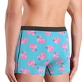 thumbnail image 4 of Men's Boxer Briefs, Cartoon Cute Duck Rose Pink Soft Comfy Mens Underwear Boxer Briefs Breathable With Widen Waist, 4 of 7