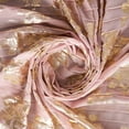 thumbnail image 2 of Zelouf Pleated Chiffon With Metallic Floral  , Sewing, DIY, Crafts Fabric by the Yard, Blush/rosegold, 3 Yard, 2 of 3