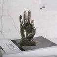 thumbnail image 1 of Retro Hand Gesture Sculpture Thumb Sign Ornament Figurine Statue Desk Decor, 1 of 7
