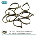 thumbnail image 3 of Uxcell Drop Shape Hollow Resin Pendants Frames for DIY Crafts Bronze 50 Pack, 3 of 5