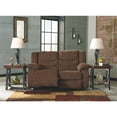 thumbnail image 3 of Signature Design by Ashley Tulen Reclining Loveseat in Chocolate, 3 of 3