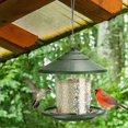 thumbnail image 2 of Outdoor Bird Feeder With Rof,bird Feeder Hanging Wild Bird Feeder With Roof For Outdoor Garden Patio Backyard 26s, 2 of 5