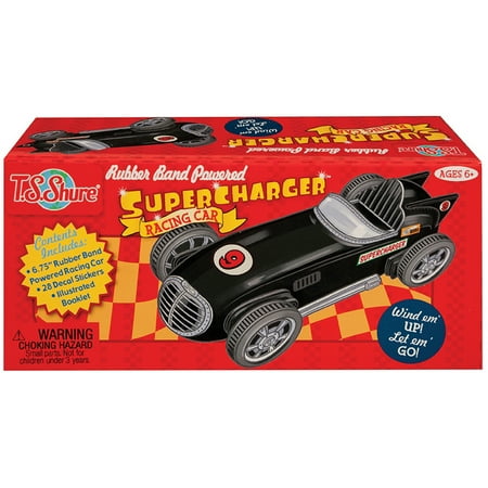 T.S. Shure Rubber Band Powered SuperCharger Racing Car Kit