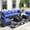 Navy Blue, variant on DSstyles 7-Piece Patio Sectional Sofa Set, All-Weather PE Rattan Wicker Outdoor Couch with Thick Cushions & Glass Coffee Table - Modular Conversation Furniture for Garden,Patio- Light Gray Cushion