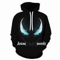 thumbnail image 2 of Venom spring and autumn men's 3D printing Venom hooded hoodie, 2 of 5