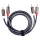 thumbnail image 2 of 5X Rexlis 2 Rca Una 2 Rca Macho Una Macho Cable de Audio de Alta Fidelidad Ofc Av Cable de Altavoz 1M, 2 of 4